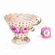 The Sizzix Bigz Tea Cup 3-D Die by Brenda Walton can be crafted into a beautiful personalized gift or favor.